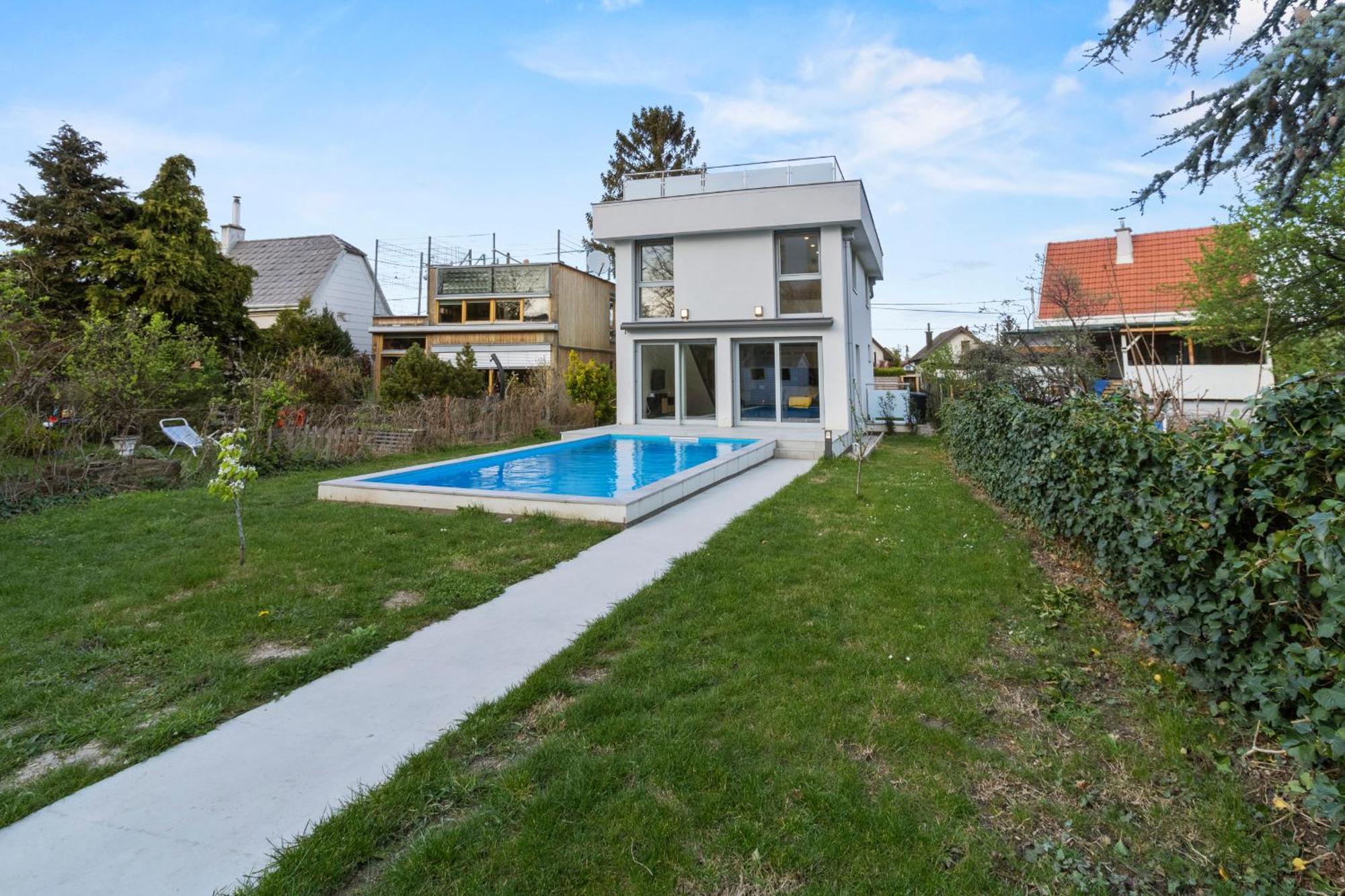 Villa Jaeger Mit Pool In Wien Kültér fotó