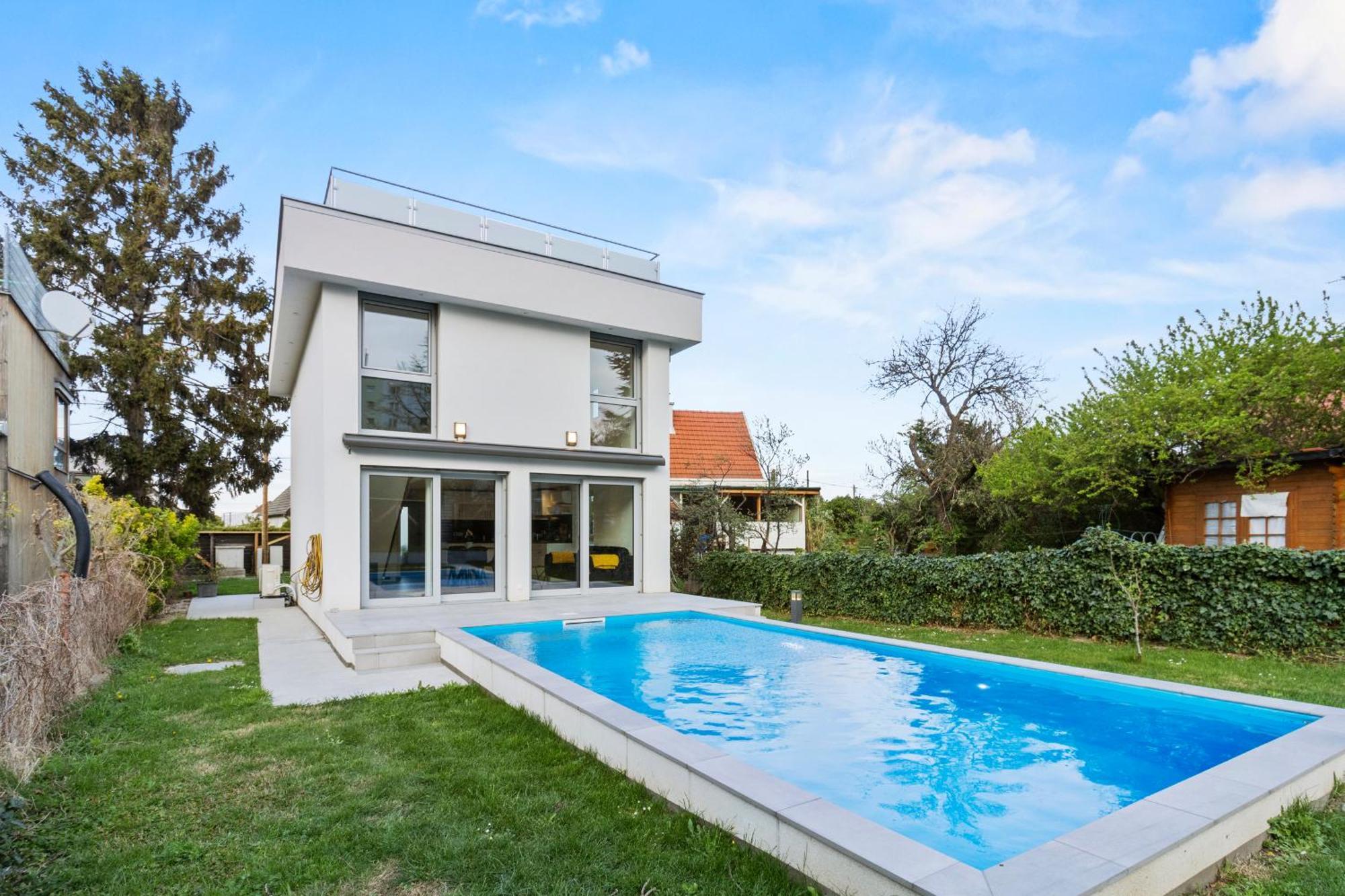 Villa Jaeger Mit Pool In Wien Kültér fotó
