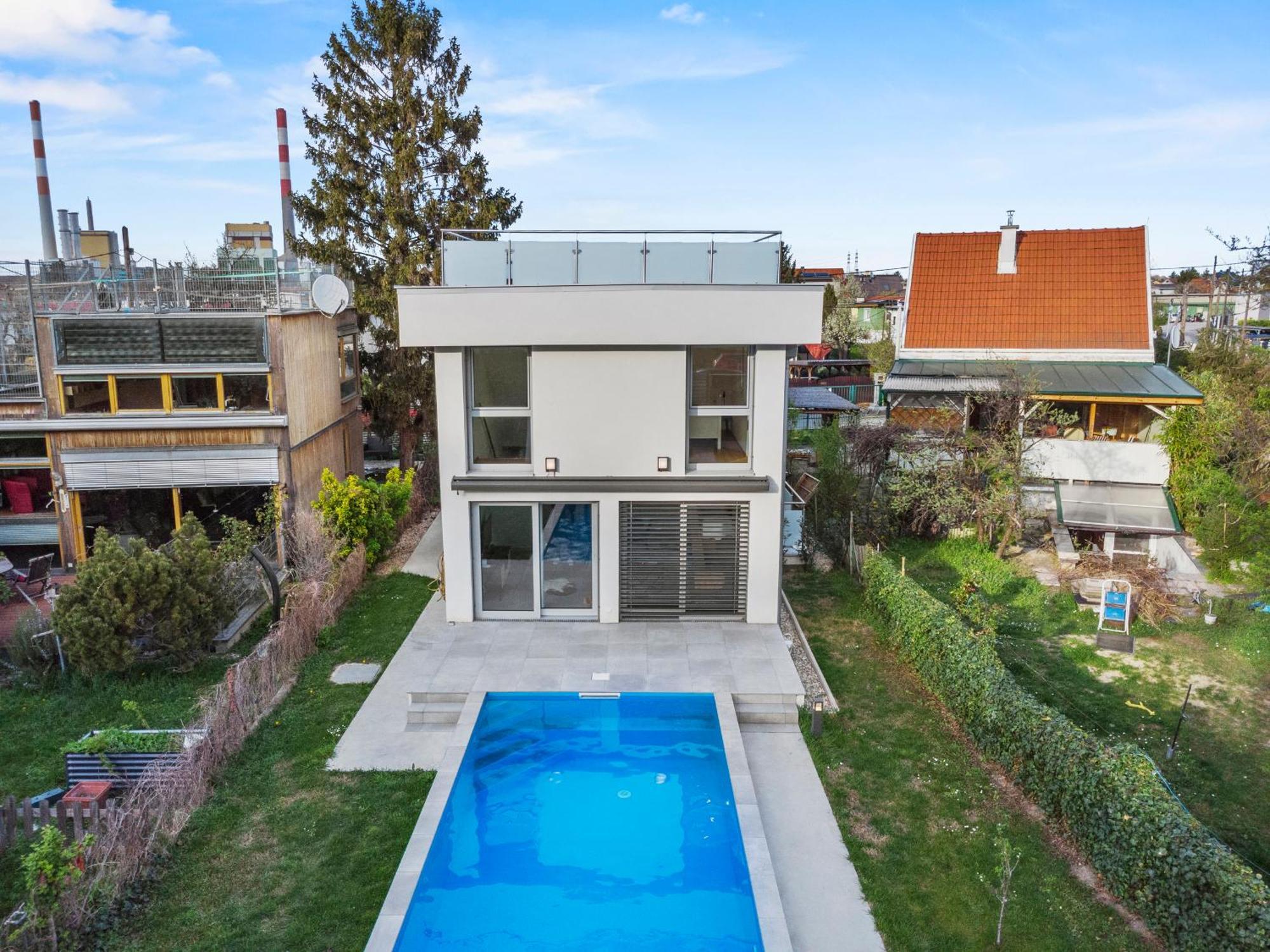 Villa Jaeger Mit Pool In Wien Kültér fotó